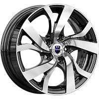 Литые диски Палермо-оригинал (КС607) (КС607) 6.500xR16 5x114.3 DIA66.1 ET47 алмаз черный для Renault Megane