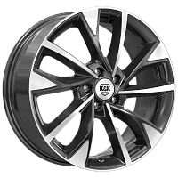 Литые диски Роквуд (КС900) 7.000xR17 5x112 DIA66.6 ET50 алмаз черный