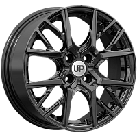 Литые диски Up124 (КС1104) 6.500xR16 4x108 DIA63.35 ET37.5 New Black для Mazda 121