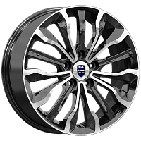 Литые диски Атакама (КС756) 6.500xR17 5x114.3 DIA67.1 ET45 алмаз черный для Honda Cr-Z Литые диски Атакама (КС756) 6.500xR17 5x114.3 DIA67.1 ET45 алмаз черный для Honda Cr-Z