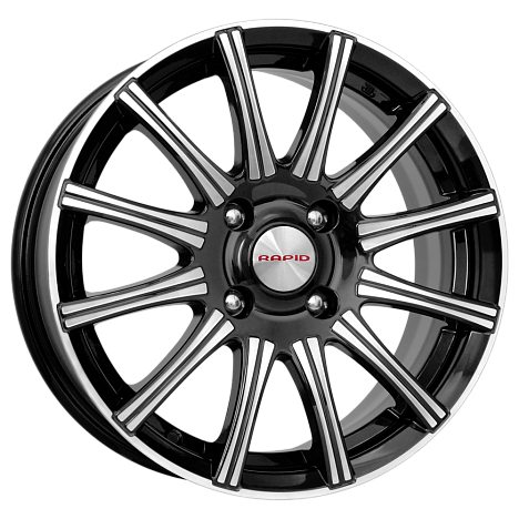 Сиеста (КС477) 5.000xR13 4x98 DIA58.5 ET29 алмаз черный Сиеста (КС477) 5.000xR13 4x98 DIA58.5 ET29 алмаз черный