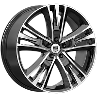 Литые диски Атлас (КС661М) 8.500xR20 5x108 DIA65.1 ET36 алмаз черный