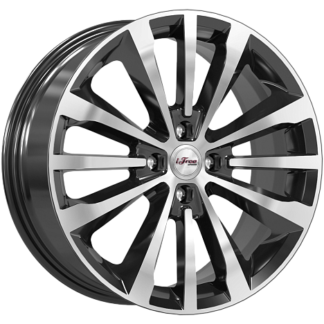 Андерсен (КС912) 7.000xR17 4x100 DIA60.1 ET43 Блэк Джек