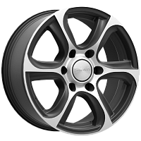 Литые диски СКАЛА (КЛ104) 7.500xR17 6x139.7 DIA106.2 ET30 Алмаз бархат новый для Hyundai H-1 / Starex