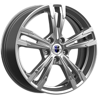 Литые диски Karrera Light (КС935) 7.000xR18 5x112 DIA66.6 ET35 брайт дарк платинум для Volkswagen