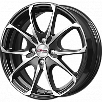 Литые диски Такеши (КС877) 6.000xR16 4x100 DIA54.1 ET45 Блэк Джек для Livan X3 Pro