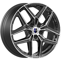 Литые диски Юнион (КС1025) 7.000xR17 5x114.3 DIA67.1 ET38 алмаз черный для Toyota C-Hr