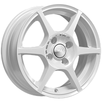 Литые диски ЯГУАР (КЛ147) 5.500xR14 4x100 DIA67.1 ET38 алмаз-белый для Nissan March Литые диски ЯГУАР (КЛ147) 5.500xR14 4x100 DIA67.1 ET38 алмаз-белый для Nissan March