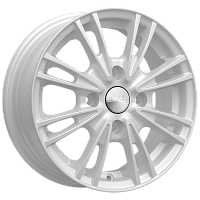 Литые диски ПАНТЕРА (КЛ129) 5.500xR14 4x100 DIA54.1 ET45 белый для Toyota Ist