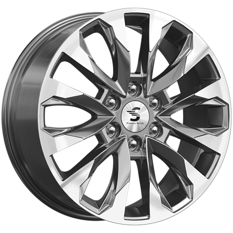 КР007 (20_Tank 700) (КР007) 8.000xR20 6x139.7 DIA100.1 ET55 Diamond gloss graphite КР007 (20_Tank 700) (КР007) 8.000xR20 6x139.7 DIA100.1 ET55 Diamond gloss graphite