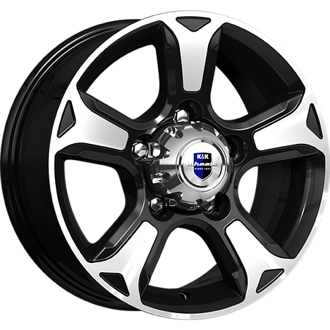 Атлант (КС757) 7.000xR16 5x139.7 DIA108.5 ET35 алмаз черный Атлант (КС757) 7.000xR16 5x139.7 DIA108.5 ET35 алмаз черный