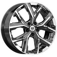 Литые диски Айона (КС1169) 6.500xR18 5x112 DIA66.6 ET38 алмаз черный для MG Hs