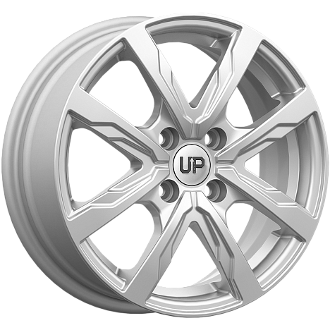 Up122 (КС1092) 6.000xR15 4x100 DIA60.1 ET37 Silver Classic