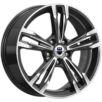 Литые диски Karrera Light (КС935) 7.000xR18 5x112 DIA57.1 ET43 алмаз черный для Volkswagen Caddy