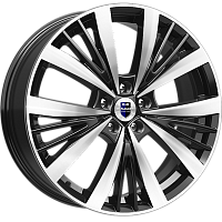 Литые диски Марвел (КС881) 7.500xR19 5x114.3 DIA67.1 ET50 алмаз черный SK для KIA Seltos