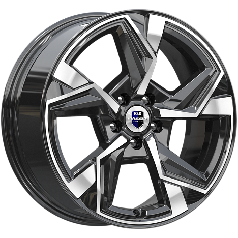 Кайан (КС1012) 7.500xR18 5x114.3 DIA66.1 ET40 алмаз черный Кайан (КС1012) 7.500xR18 5x114.3 DIA66.1 ET40 алмаз черный
