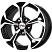 Эрнесто (КС484) 6.500xR15 5x105 DIA56.6 ET35 Блэк Джек Эрнесто (КС484) 6.500xR15 5x105 DIA56.6 ET35 Блэк Джек