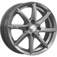 Литые диски ОСАКА (КЛ317) 6.000xR15 4x100 DIA54.1 ET48 графит для KIA Picanto
