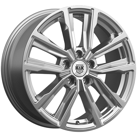 Лацио (КС964) 7.500xR17 5x108 DIA67.1 ET45 дарк платинум Лацио (КС964) 7.500xR17 5x108 DIA67.1 ET45 дарк платинум