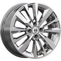 Литые диски Эрман (КС997) 6.500xR16 4x98 DIA58.5 ET35 дарк платинум