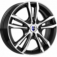 Литые диски Samara-оригинал (КС866) (КС866) 6.000xR16 4x100 DIA60.1 ET37 алмаз черный SK для SEAT Ibiza Cupra