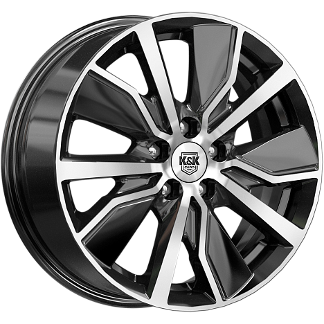 Гамбит (КС961) 6.500xR16 5x114.3 DIA66.1 ET40 алмаз черный Гамбит (КС961) 6.500xR16 5x114.3 DIA66.1 ET40 алмаз черный