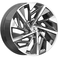 Литые диски КР009 (18_Peugeot 5008) (КР009) 7.500xR18 5x108 DIA65.1 ET49 Diamond gloss graphite для Citroen C5 Aircross