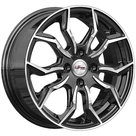 Бохо (КС1037) 6.000xR15 4x100 DIA60.1 ET40 Блэк Джек