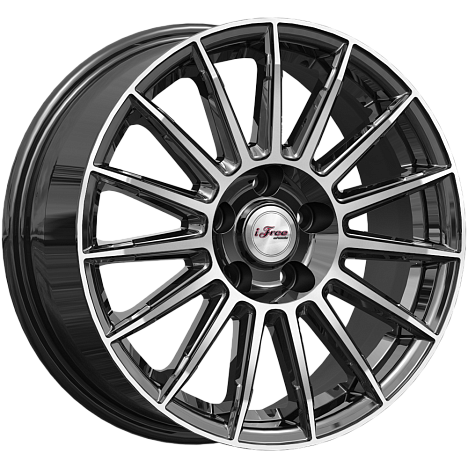 Азур (КС1052) 6.500xR16 5x110 DIA63.35 ET40 Блэк Джек Азур (КС1052) 6.500xR16 5x110 DIA63.35 ET40 Блэк Джек