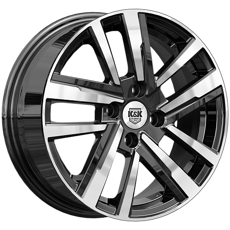 Хант (КС1034) 6.000xR15 4x100 DIA60.1 ET37 алмаз черный