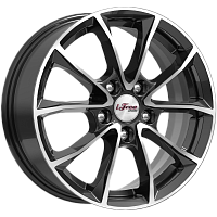 Литые диски Джет (КС914) 6.500xR16 5x112 DIA57.1 ET46 Блэк Джек для Audi A3 Sedan