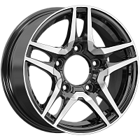 Литые диски Бустер (КС1116) 6.000xR15 5x139.7 DIA98.1 ET40 Блэк Джек для Lada Lada 4x4 5-Door