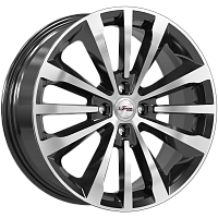 Литые диски Андерсен (КС912) 7.000xR17 4x100 DIA60.1 ET41 Блэк Джек для Lada Vesta Cross