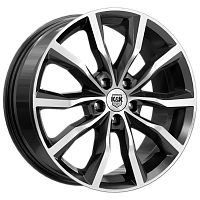 Литые диски Портер (КС906) 7.500xR18 5x108 DIA60.1 ET47 алмаз черный Литые диски Портер (КС906) 7.500xR18 5x108 DIA60.1 ET47 алмаз черный