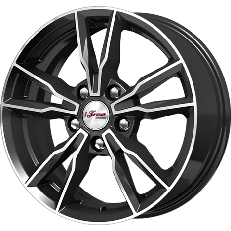 Икигай (КС865) 6.500xR16 5x114.3 DIA60.1 ET45 Блэк Джек