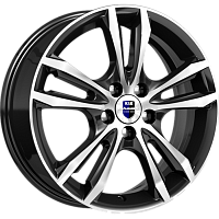 Литые диски Samara (КС866) 6.000xR16 5x100 DIA67.1 ET40 алмаз черный SK для SEAT Ibiza Литые диски Samara (КС866) 6.000xR16 5x100 DIA67.1 ET40 алмаз черный SK для SEAT Ibiza