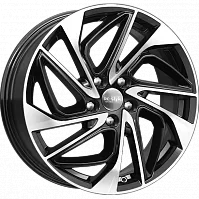 Литые диски КС883 (ZV 18_Outlander) (КС883) 7.000xR18 5x114.3 DIA67.1 ET38 алмаз черный SK для Mazda 3 Mps