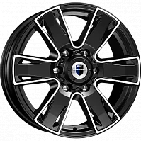 Литые диски Севенна (КС726) 7.000xR17 6x139.7 DIA106.1 ET30 алмаз черный для Great Wall Hover H3