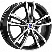 Литые диски Samara (КС866) 6.000xR16 5x114.3 DIA67.1 ET50 алмаз черный SK для Mazda 323 Spotriv