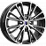 Меандр-оригинал (КС879) (КС879) 6.000xR16 4x100 DIA60.1 ET50 алмаз черный SK
